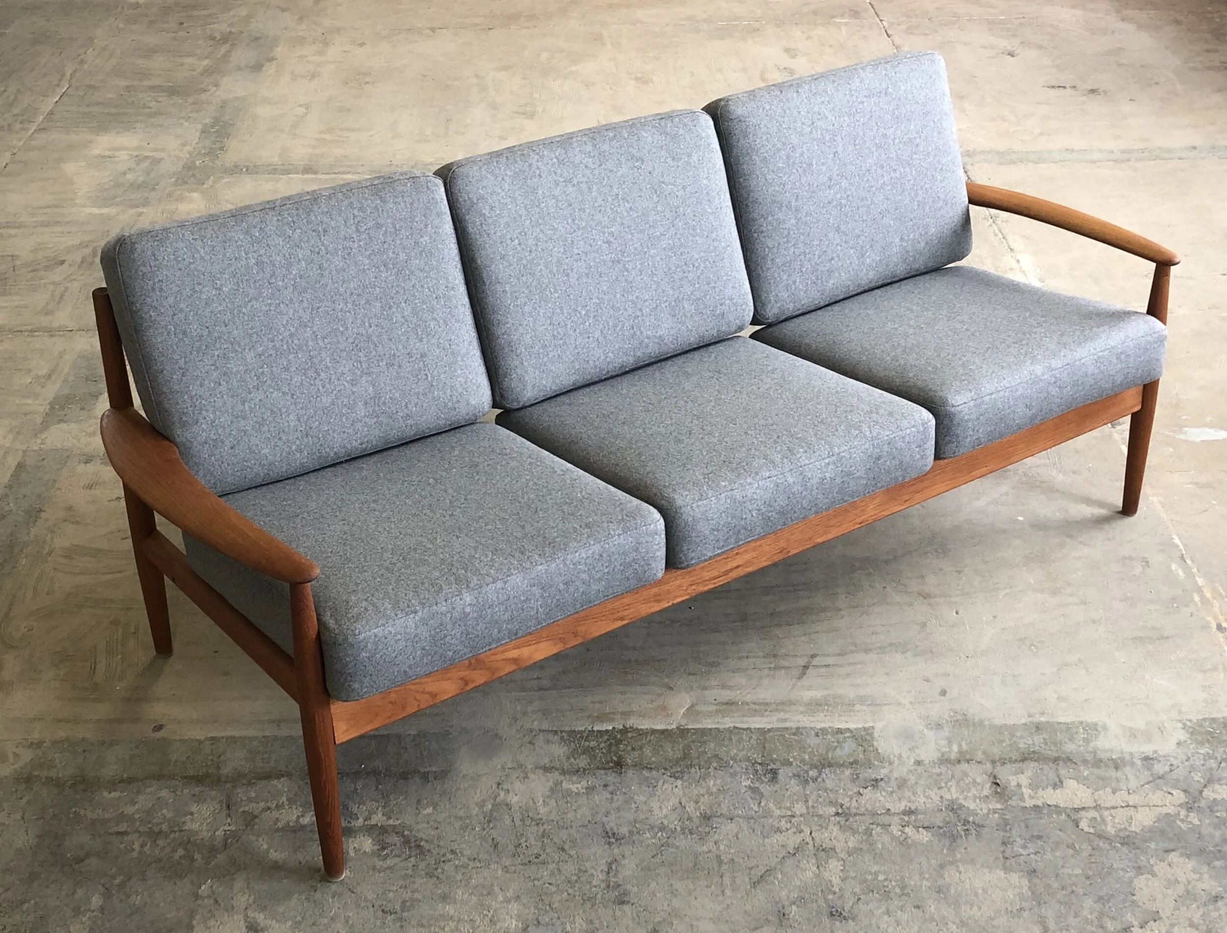 Grete Jalk Teak Sofa — 84 1/2